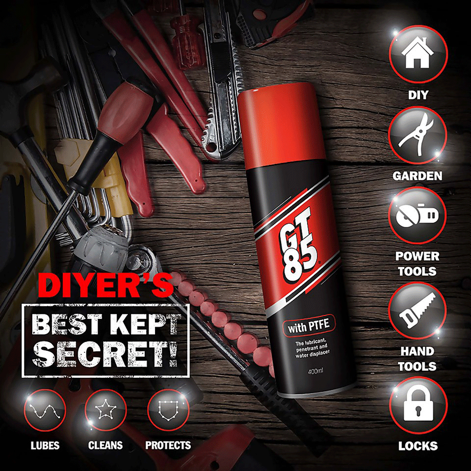 GT85 All Purpose Lubricant Spray 400ml | Racewerks Motor Sports GT85 All Purpose Lubricant Spray 400ml | Racewerks Motor Sports